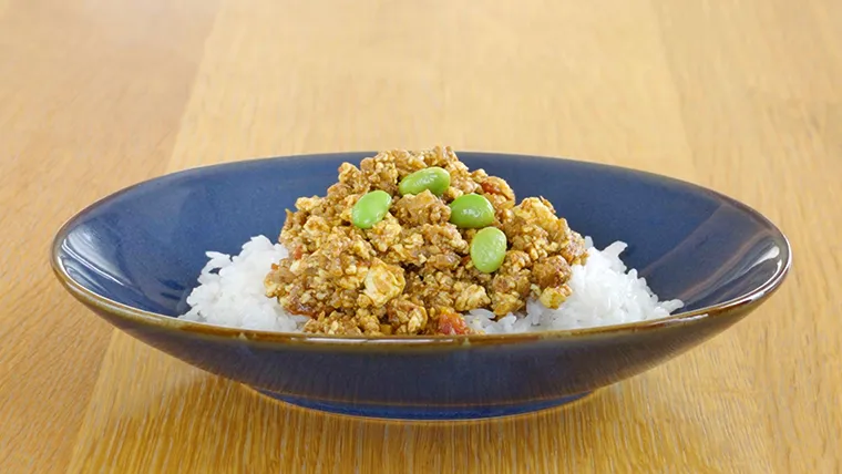 豆腐入りドライカレー