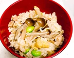 「きのこご飯」「きのこのオムレツ」はこちら