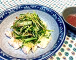 「ささみと香味野菜の梅ドレサラダ」はこちら