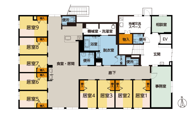 イメージ平面図1F