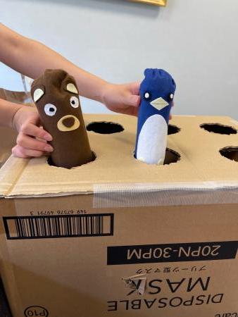 こんな感じで…青いのは当たりですね!