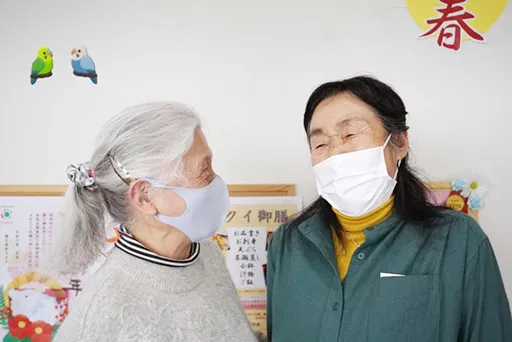 仲良し二人のお客様